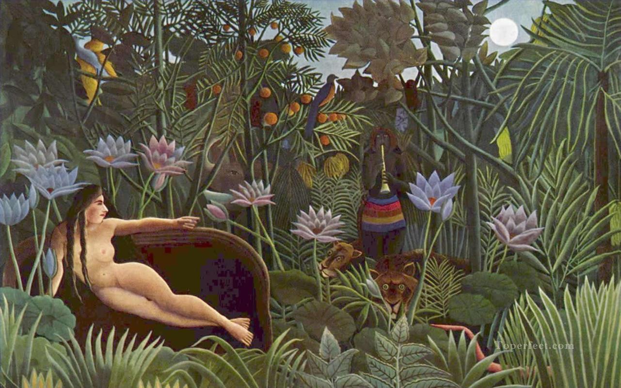 Henri Rousseau Les rêves animaux Peintures à l'huile
